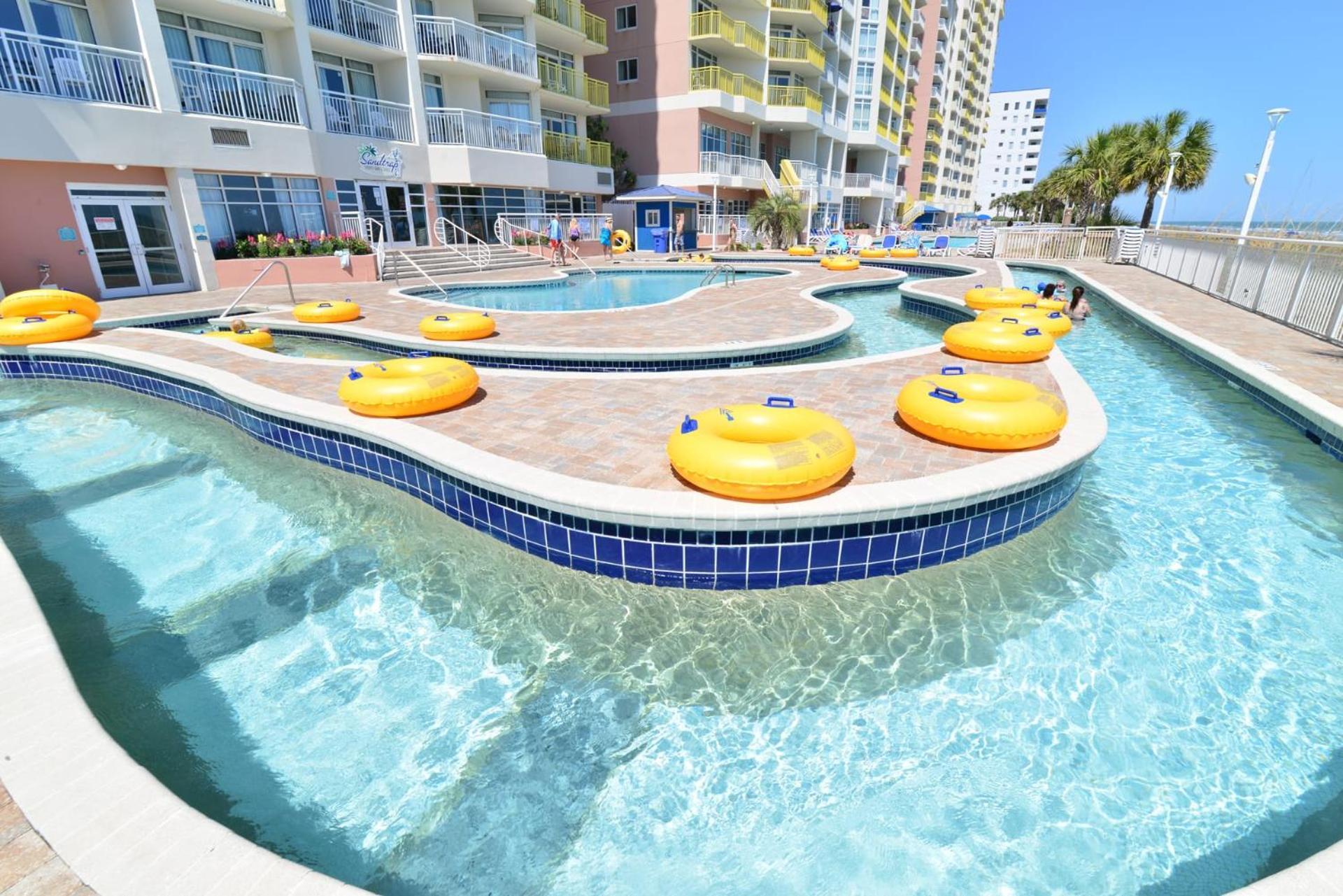 Oceanfront Top Location Modern Resort Lazy River Huge Pool Oasis Myrtle Beach Buitenkant foto